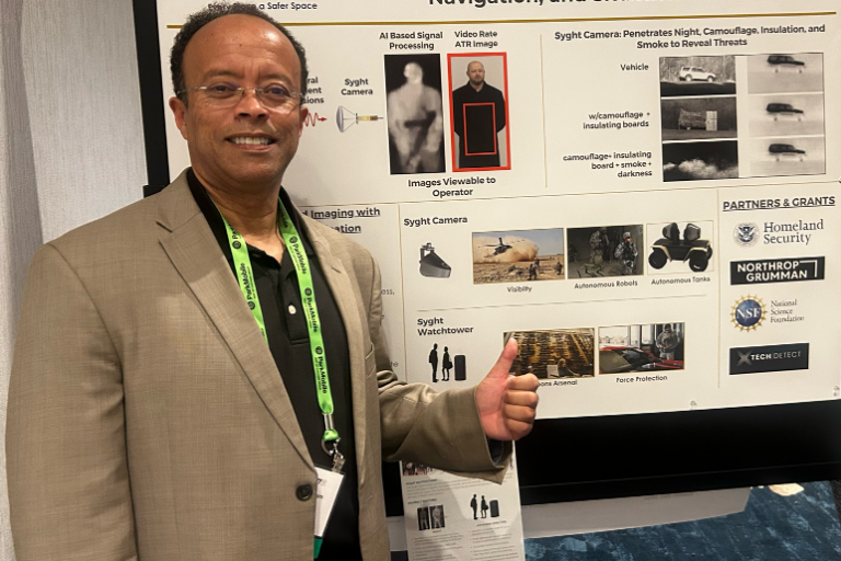 DefenseTechConnect Atikem Syght team presenting concealed object detection system at Defense TechConnect 2025
